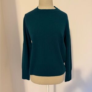 Teal Long Sleeve Cashmere Sweater